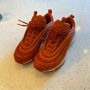 Nike Air Max 97, burnt orange, good condition